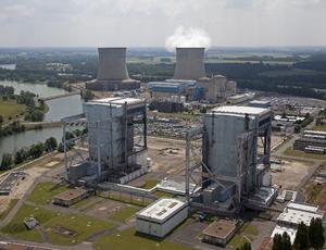 Deux réacteurs Graphite en démantèlement du site Saint-Laurent en France